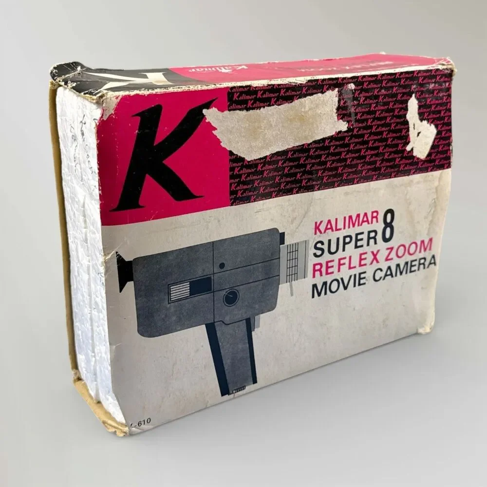 Vintage Kalimar Super 8 Reflex Zoom Film Camera Original Box and Manual Included